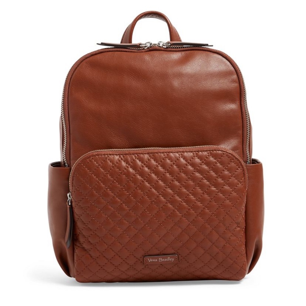 Vera Bradley carryall backpack in leather